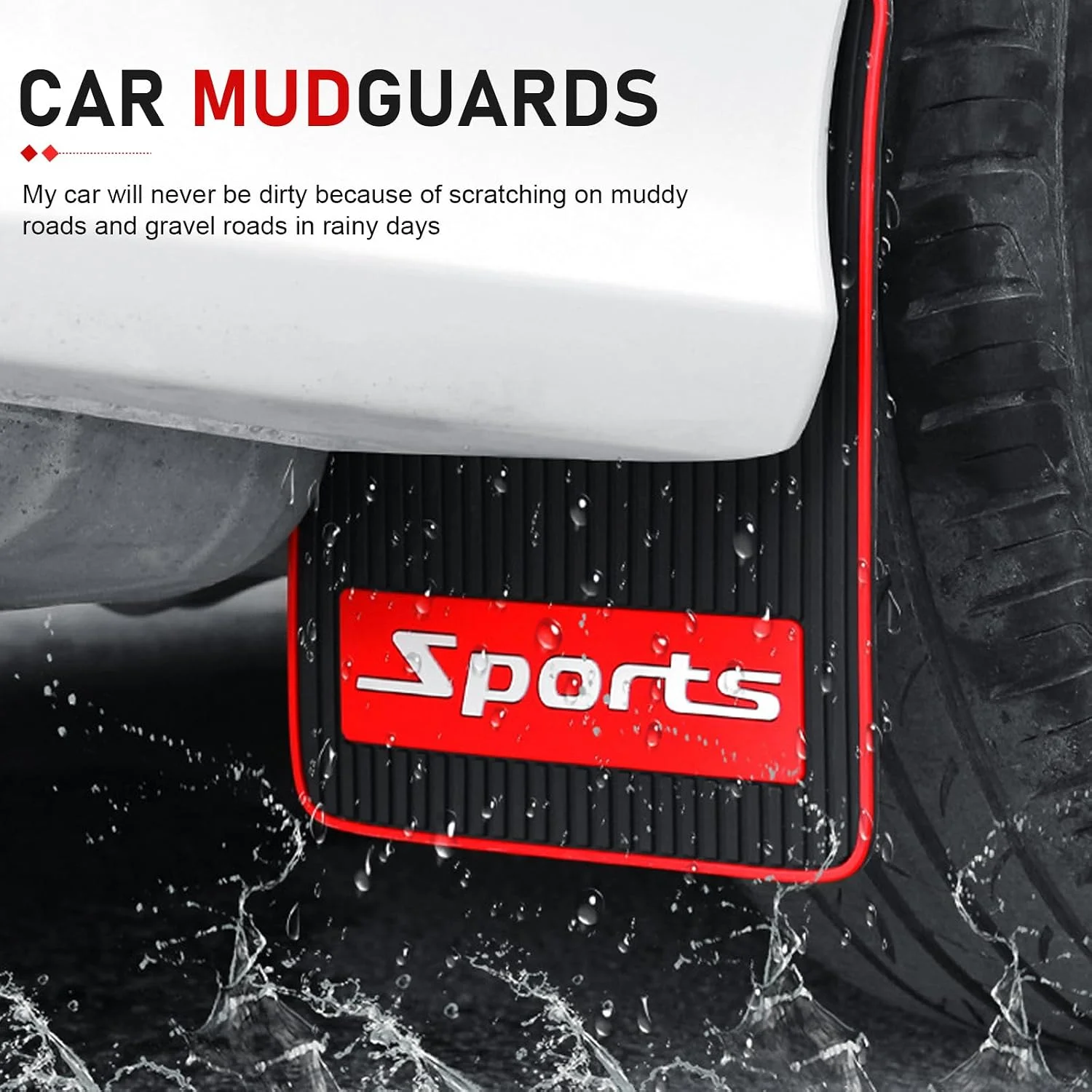 Durable Construction of EV Sports Mud Flaps
