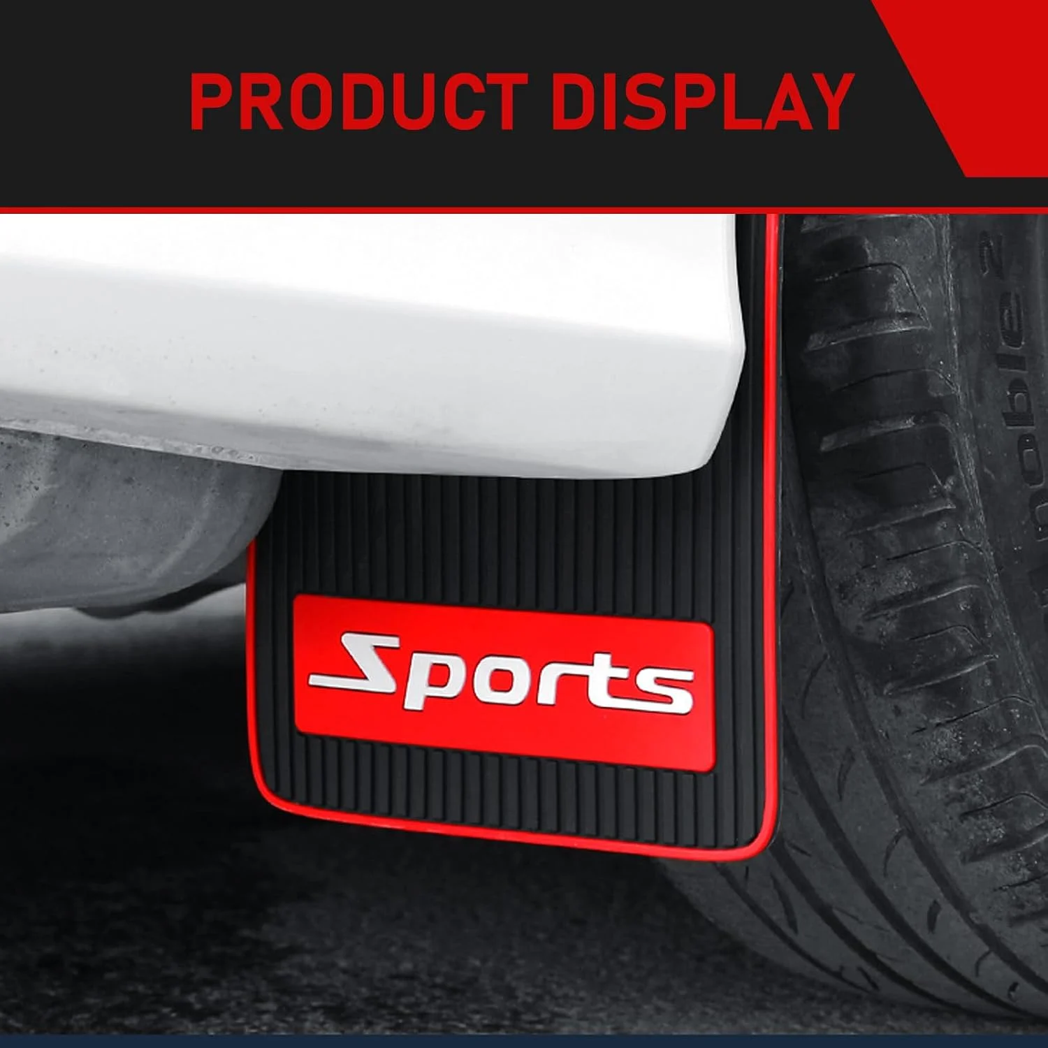 EV Mud Flaps Protecting Against Road Salt and Snow