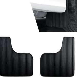 2 PCS Car Mud Flaps, Flexible Splash & Scratch-Resistant Mudguard, Anti-Collision Front and Rear Splash Guard, Universal for Cars SUVs Trucks (Sports)