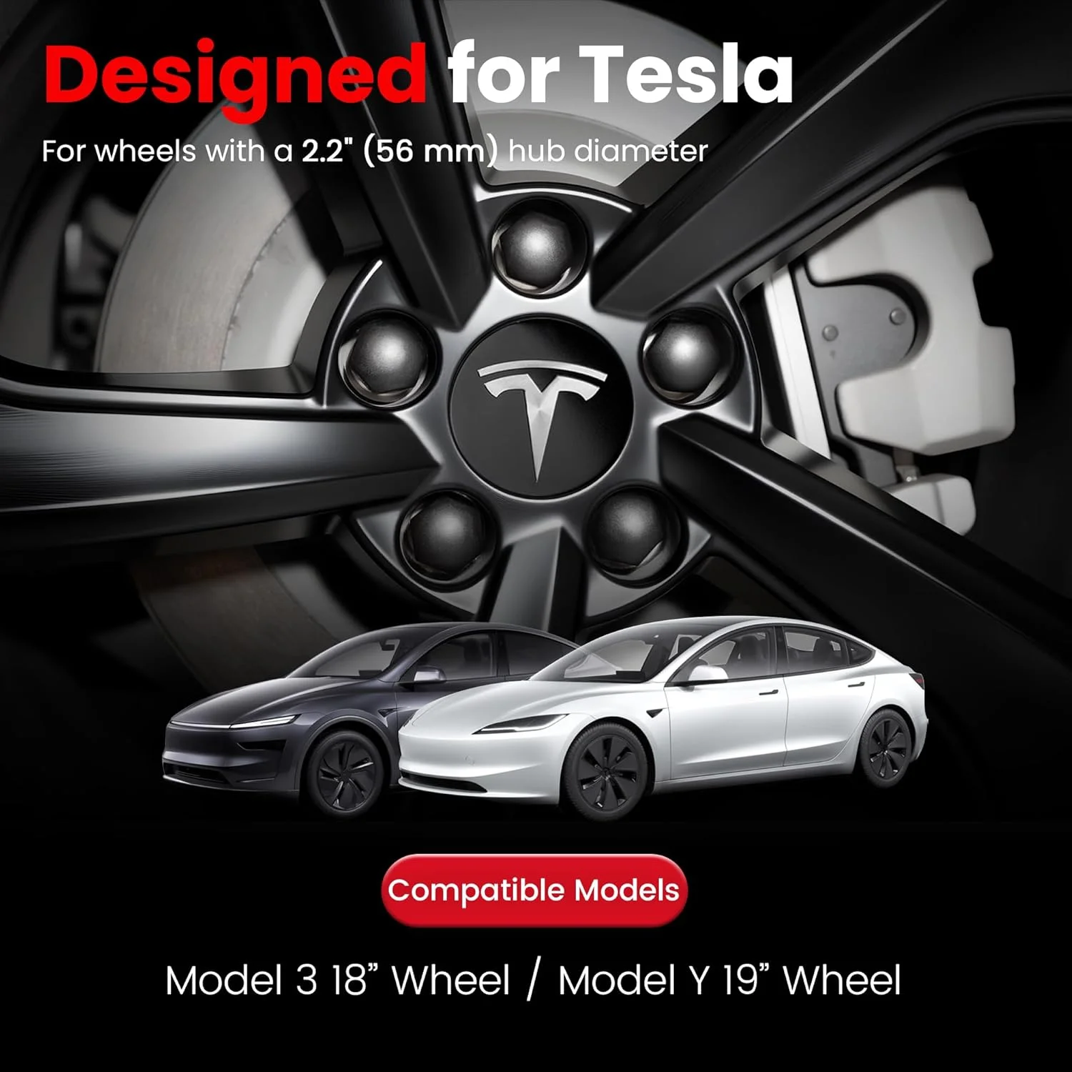 Full set of wheel center caps and lug nut covers laid out