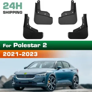 4PCS Car Mud Flaps Splash Guards Mudguards Car Mud Flaps Compatible with Geely Polestar 2 2021 2022 2023 view 2