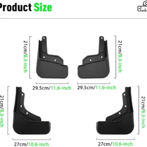 4PCS Car Mud Flaps Splash Guards Mudguards Car Mud Flaps Compatible with Geely Polestar 2 2021 2022 2023 view 3