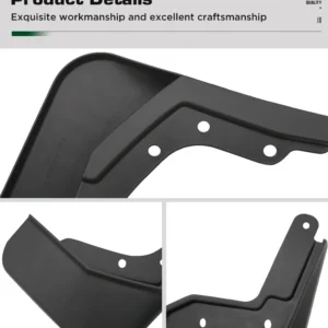 4PCS Car Mud Flaps Splash Guards Mudguards Car Mud Flaps Compatible with Geely Polestar 2 2021 2022 2023 view 4