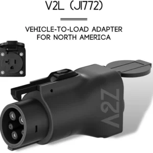 A2Z EV J1772 V2L Adapter: 2400W Portable Power for Your Hyundai EV view 2