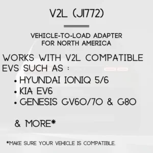 A2Z EV J1772 V2L Adapter: 2400W Portable Power for Your Hyundai EV view 4