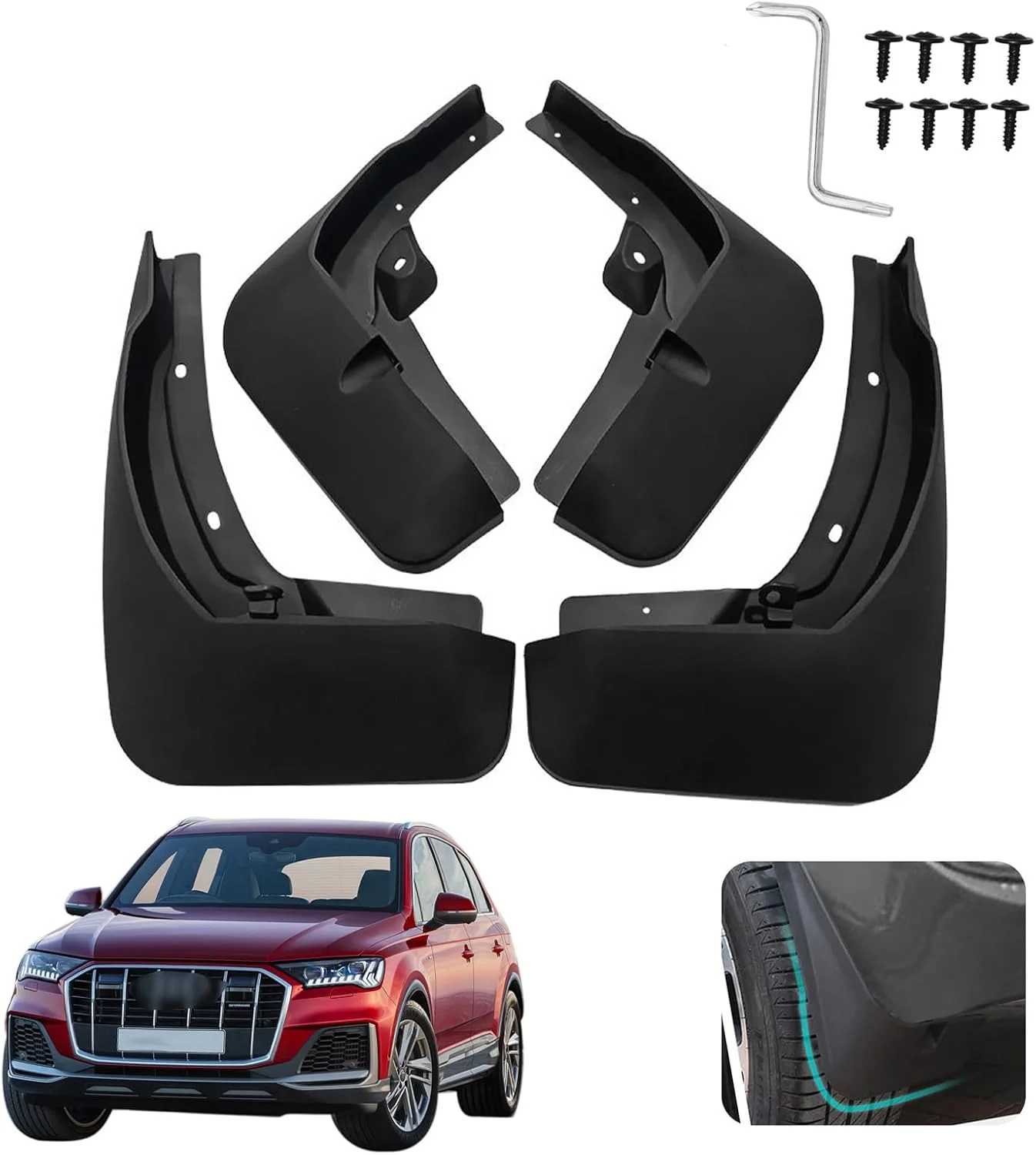 Actkill Mud Flaps for VW ID.4/ID.5 - Side View