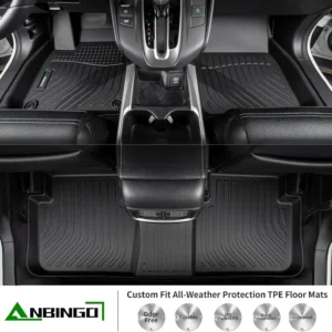 ANBINGO® All-Weather EV Floor Mats: Universal Fit, Ultimate Protection view 4