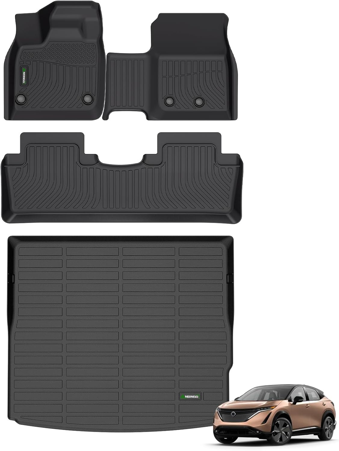 ANBINGO® All-Weather EV Floor Mats: Universal Fit, Ultimate Protection