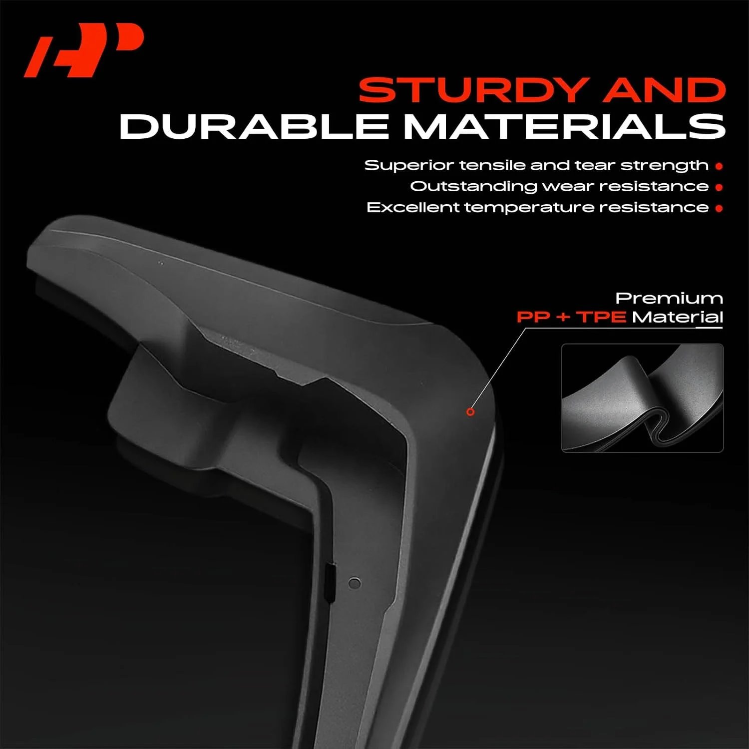 Front installation of A-Premium mud guards on a Volkswagen ID.4