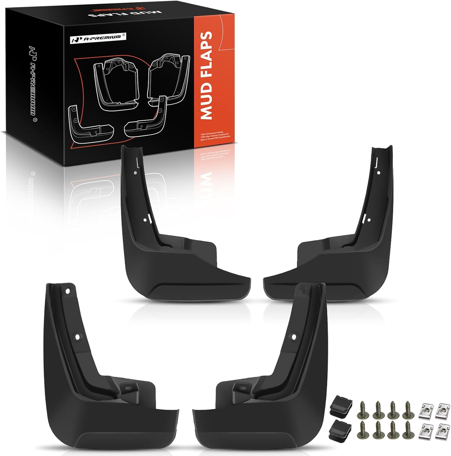 A-Premium Mud Guards for Volkswagen ID.4 - No Drill Installation