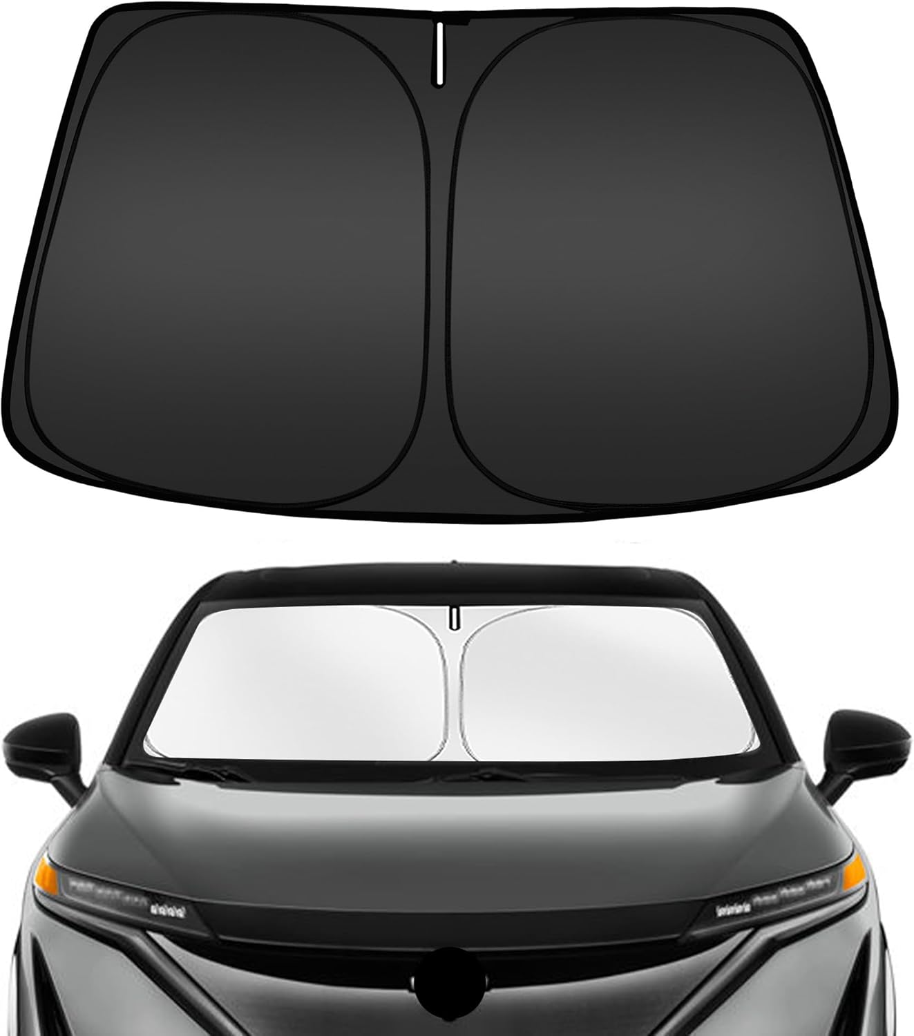 ARISMOTOR Windshield Sun Shade: Universal EV Protection