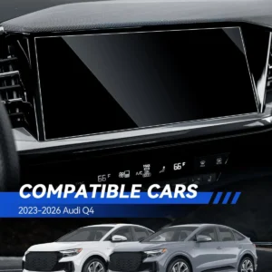 Audi Q4 Screen Protector for 2023-2026 Audi Q4 e-tron/Q4 Sportback e-tron/Q5 e-tron Accessories Navigation Nano Touchscreen Protector Film HD Clear-2PCS 11.6'' view 2