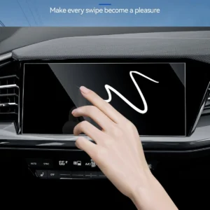 Audi Q4 Screen Protector for 2023-2026 Audi Q4 e-tron/Q4 Sportback e-tron/Q5 e-tron Accessories Navigation Nano Touchscreen Protector Film HD Clear-2PCS 11.6'' view 6