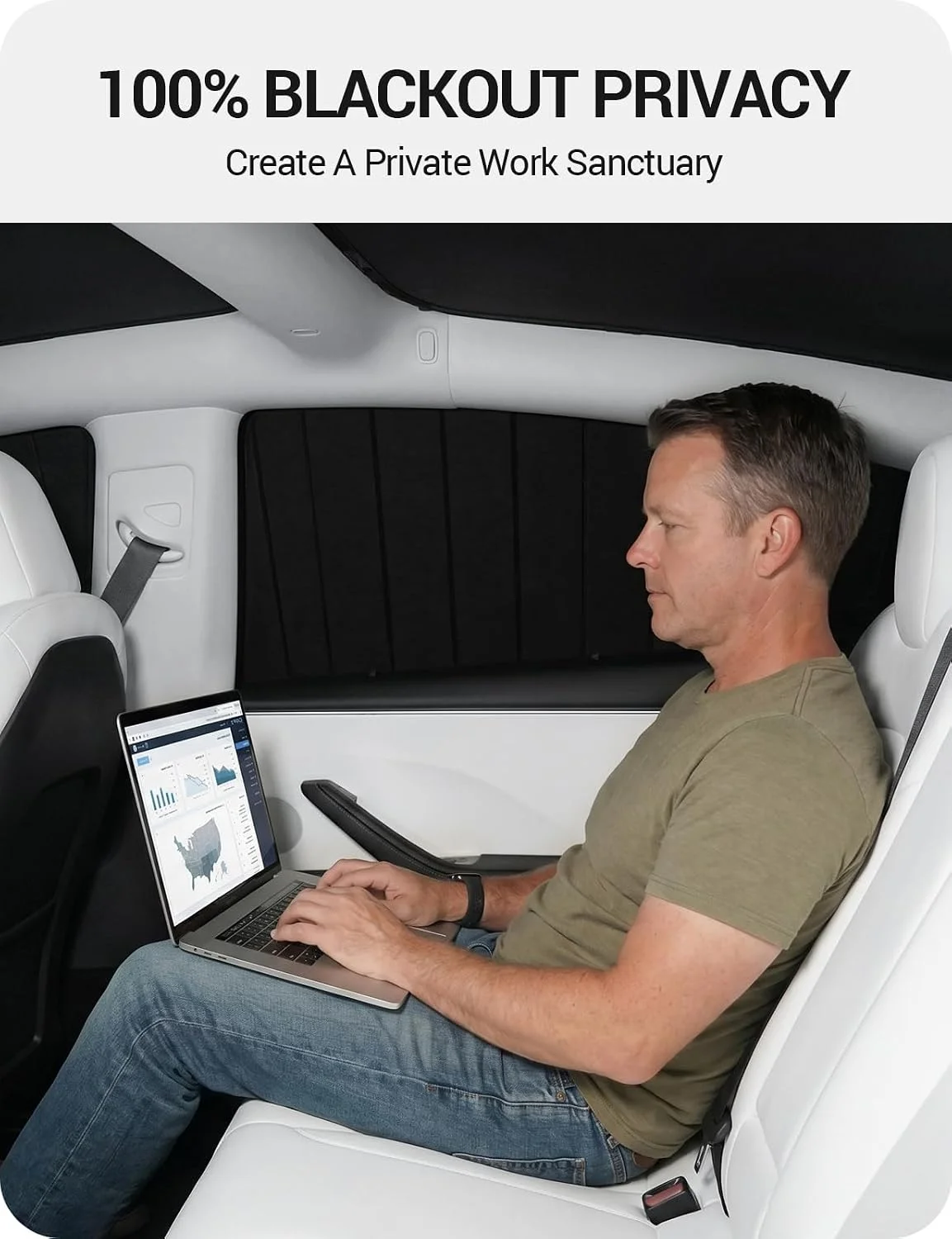 Airflow technology in Tesla Model 3 sunshades