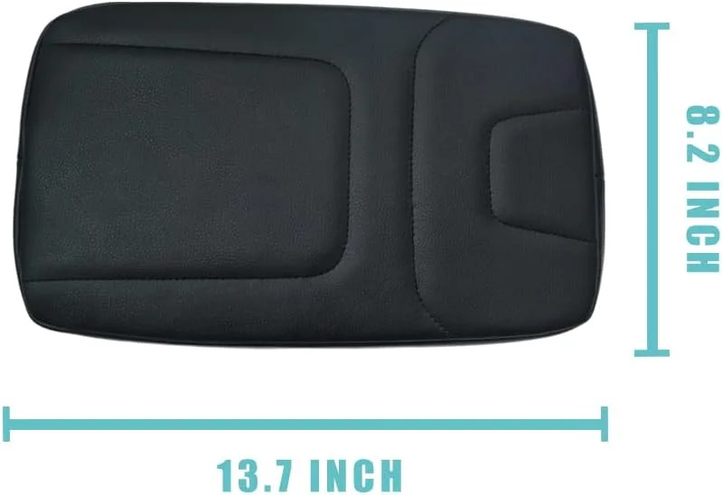 Stylized image of BestEvMod EV armrest pad cover enhancing an EV interior