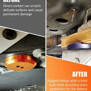 Billet Aluminum Jack Pucks for Corvette & Porsche view 4