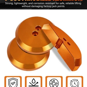 Billet Aluminum Jack Pucks for Corvette & Porsche view 5