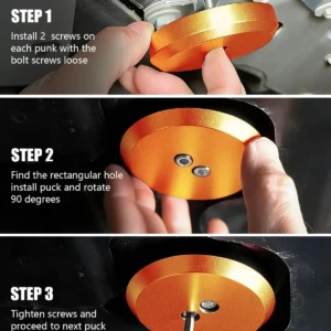 Billet Aluminum Jack Pucks for Corvette & Porsche view 6
