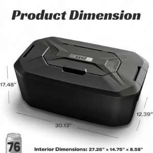Car Front Trunk Camping Cooler, 48QT Insulated Portable Ice Chest Box Compatible with Model Y Frunk, Keeps Ice up to 84 Hours for Outdoor, Camping, Fishing, Picnic view 5