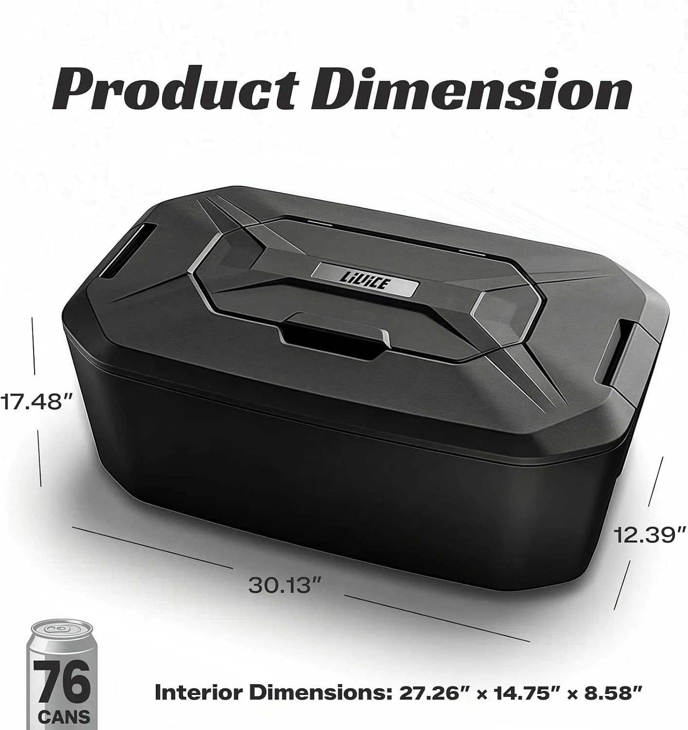 Large Capacity 48QT Model Y Frunk Cooler