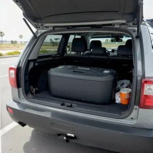 Car Front Trunk Camping Cooler, 48QT Insulated Portable Ice Chest Box Compatible with Model Y Frunk, Keeps Ice up to 84 Hours for Outdoor, Camping, Fishing, Picnic view 7