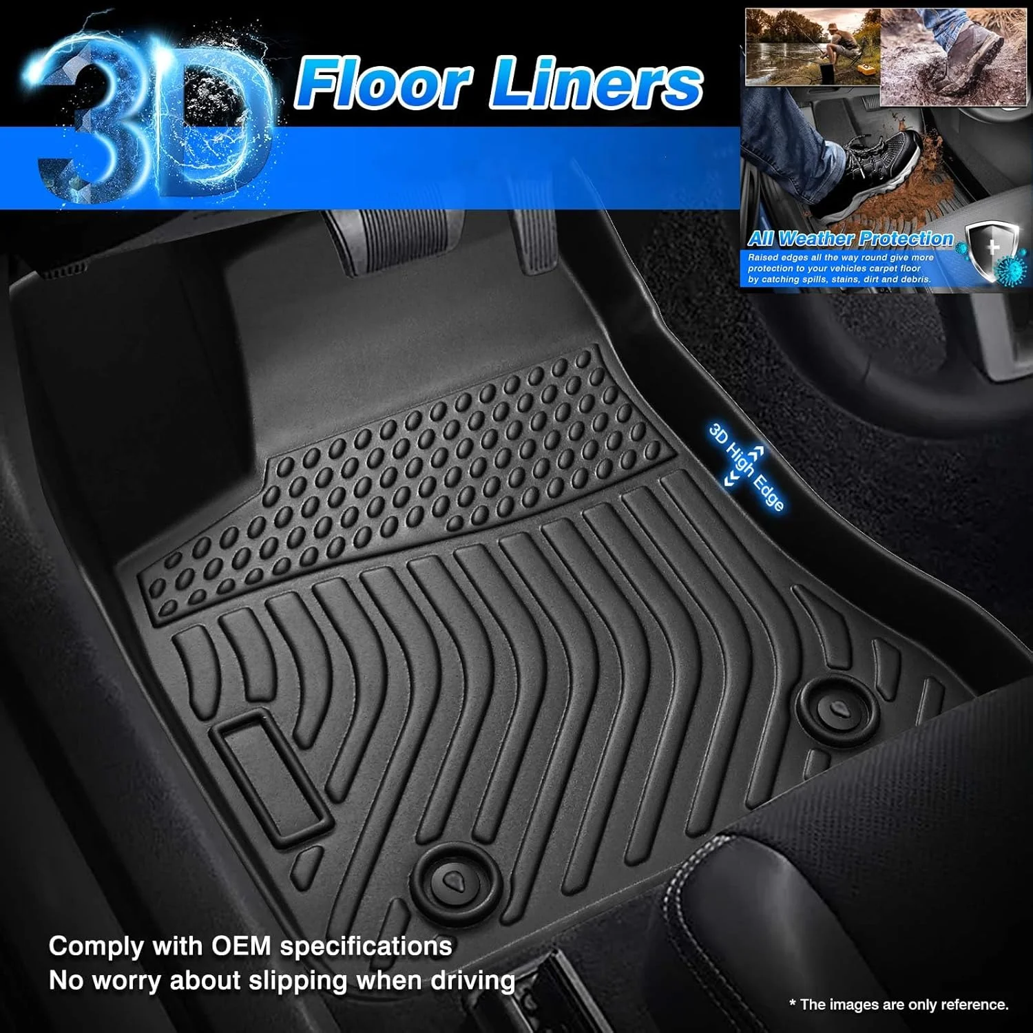Cartist EV Floor Mats Waterproof Design