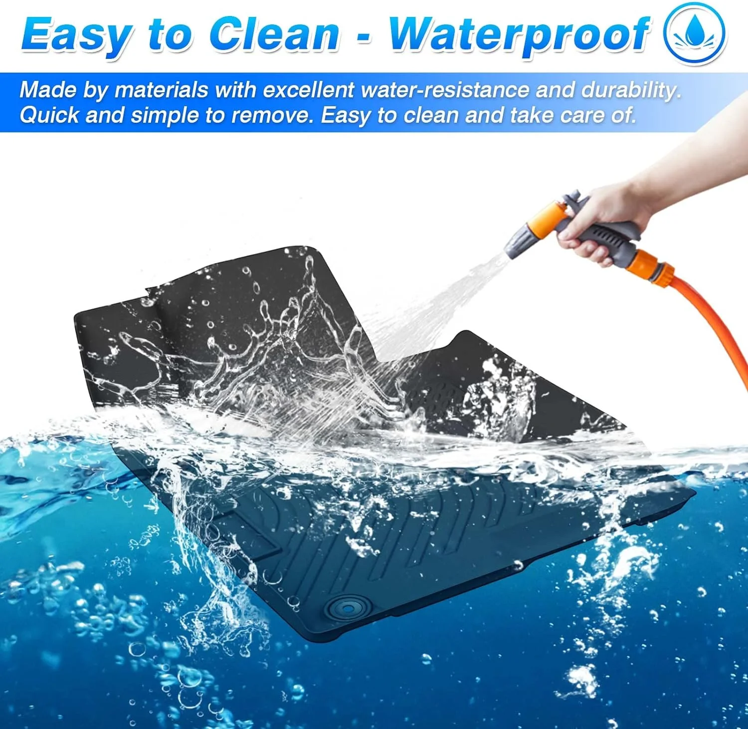 Cartist EV Floor Mats Anti-Skid Backing