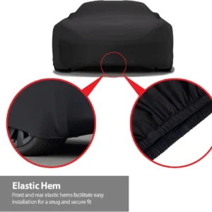 DaShield SoftTec Indoor Satin Car Cover – Premium EV Dust Protection view 2