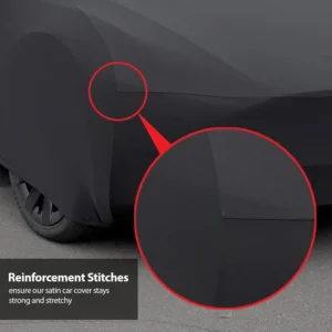 DaShield SoftTec Indoor Satin Car Cover – Premium EV Dust Protection view 3