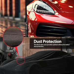 DaShield SoftTec Indoor Satin Car Cover – Premium EV Dust Protection view 6