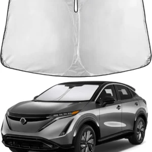 EcoNour Windshield Sunshade Compatible for Nissan Ariya 2023 2024 2025, Sun Visor for Front Windshield & Window Sun Shade Cover, UV Heat Blocker & Protector, Car Accessories view 1