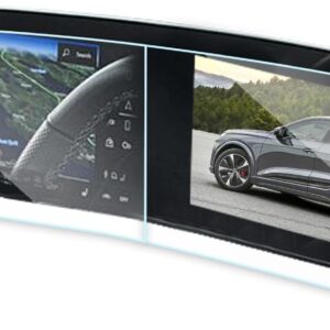 EUEKY Premium Tempered Glass Screen Protector for Audi EVs