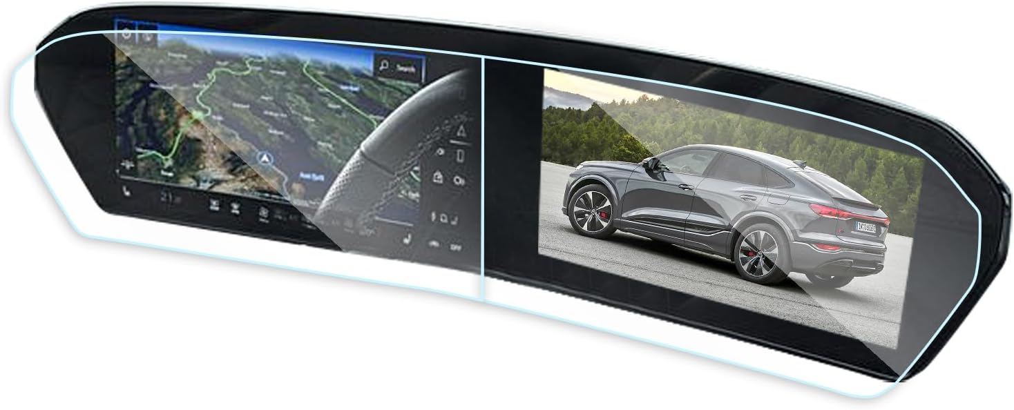 EUEKY Premium Tempered Glass Screen Protector for Audi EVs