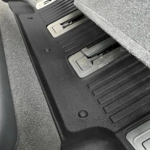 for Rivian R1S 2025 Models - Custom Car Mats - Maximum Coverage, All Weather, Laser Measured - This Full Set Includes 1st, 2nd and 3rd Rows view 4