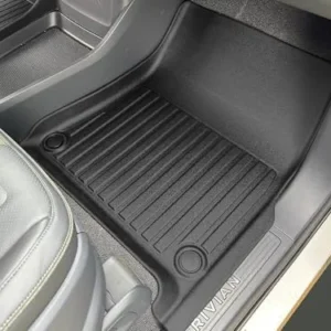for Rivian R1S 2025 Models - Custom Car Mats - Maximum Coverage, All Weather, Laser Measured - This Full Set Includes 1st, 2nd and 3rd Rows view 7
