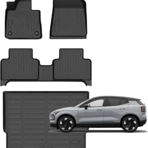 for Volvo EX30 Floor Mats 2025, All Weather Car Mats Cargo Liner Accessories view 1
