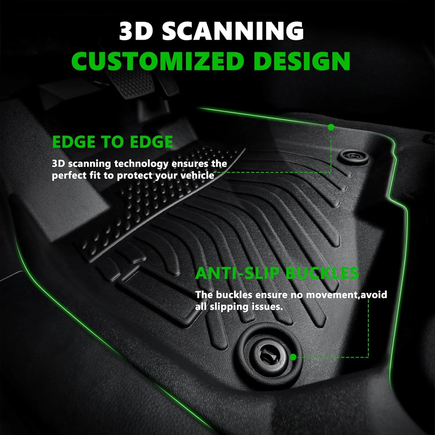 Laser Cut Precision for Volvo EX30 Floor Mats
