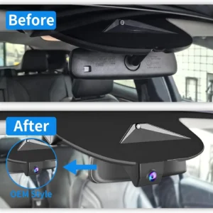 Front 4K Dash Cam for Ford Mustang Mach-E 2021 2022 2023 2024 2025 2026 GT Select Premium,OEM-Style,Loop Recording,G-Sensor,Built-in WiFi,64GB Card view 2