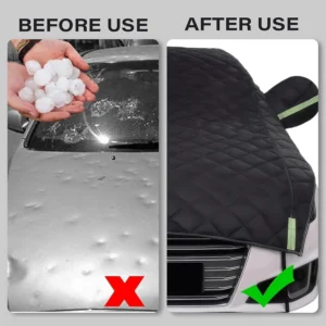 Hail Protector Padded Blanket Car Cover: Universal All-Weather EV Protection view 6