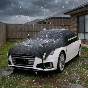 Hail Protector Padded Blanket Car Cover: Universal All-Weather EV Protection