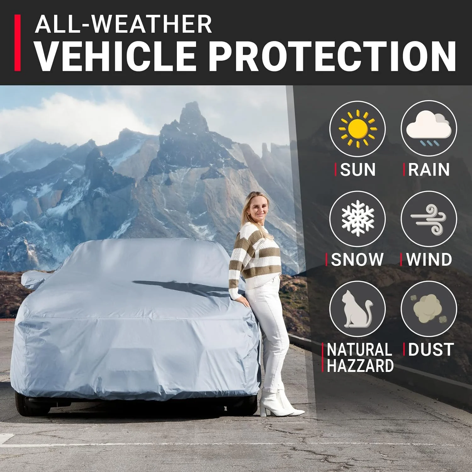 iCarCover Premium Car Cover - Waterproof Material