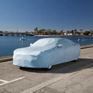 iCarCover Premium Car Cover for Lucid Air Pure: Custom-Fit All-Weather EV Protection view 7