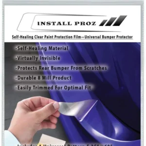 Install Proz Self-Healing Clear Rear Bumper Protector for All EVs view 1