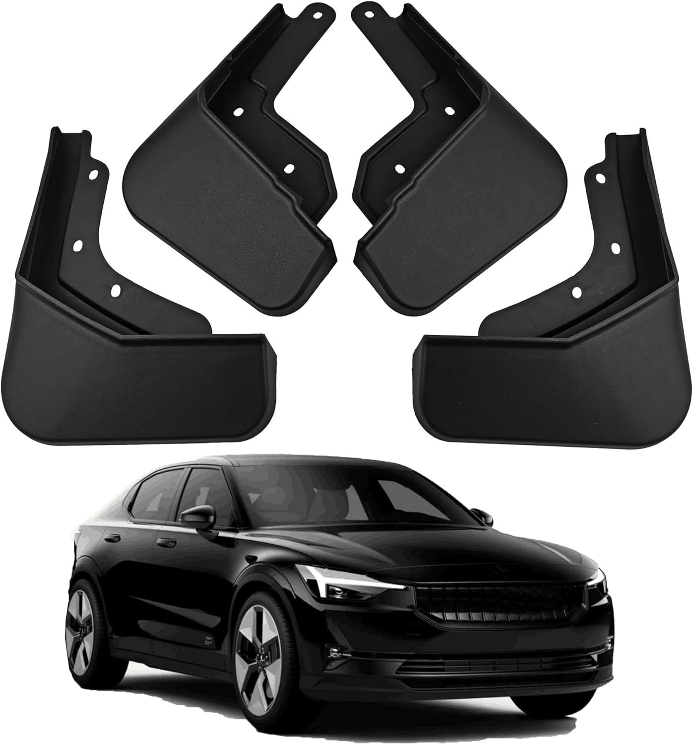 JLBMMLY Mud Flaps for All EVs: All-Weather Fender Guard