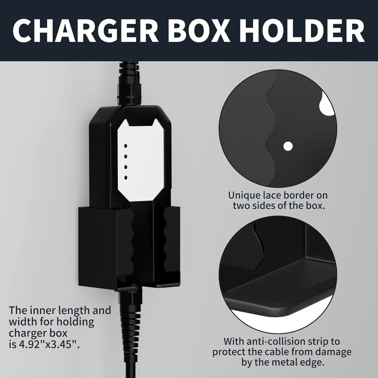 EV Charger Cable Holder for Neat Organization
