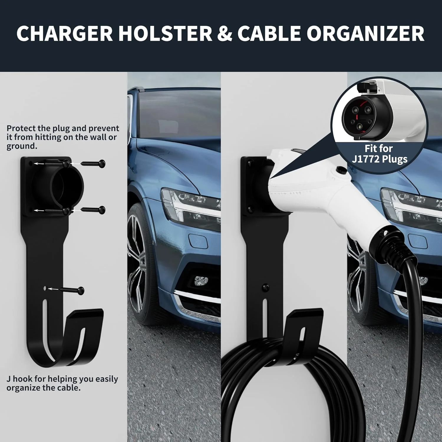 EV Charging Box Holder for Stability