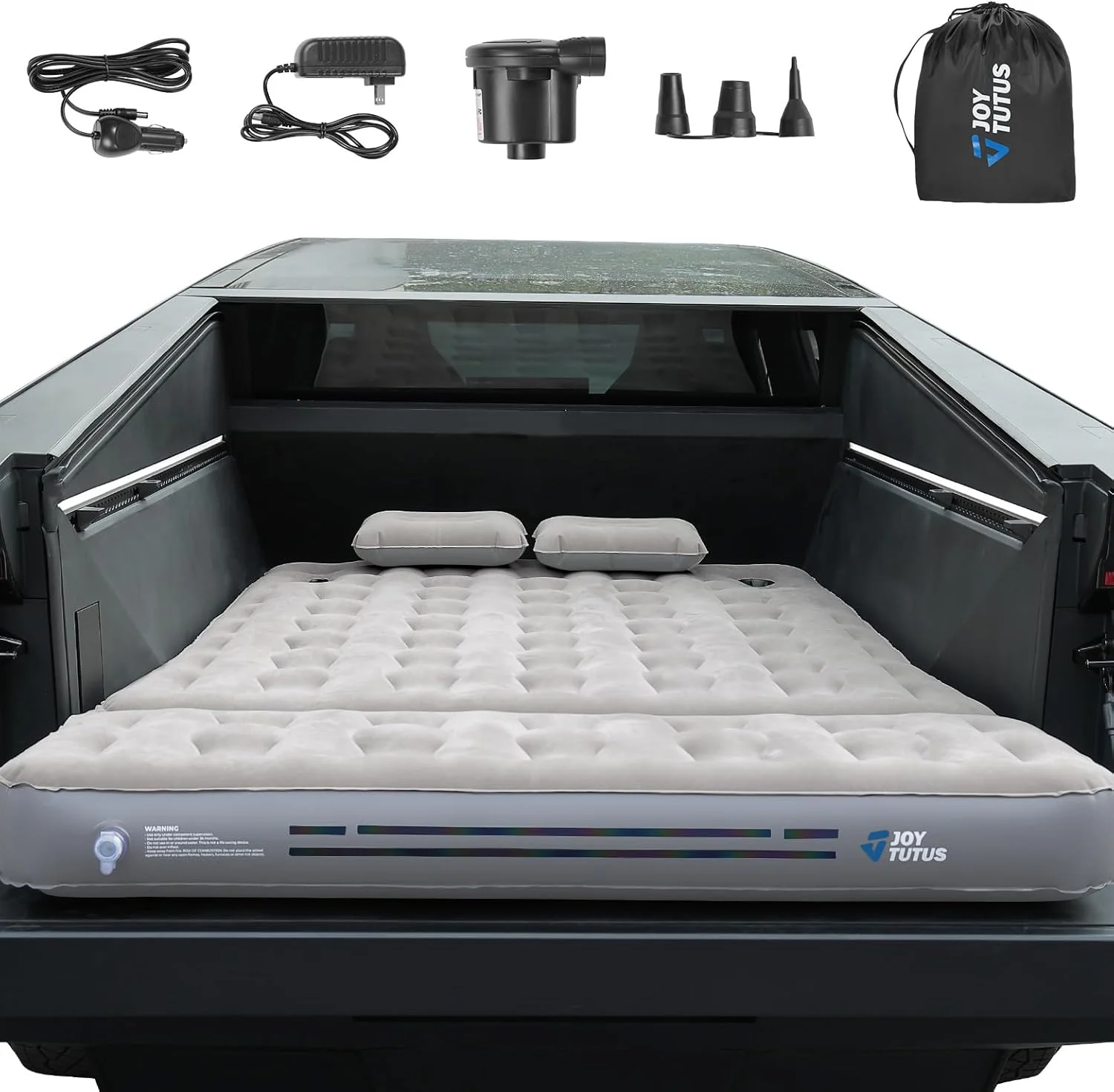 Tesla Cybertruck truck bed air mattress with custom fit design