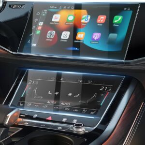 Karltys 2 Pack Tempered Glass Screen Protector for Audi Q7/Q8