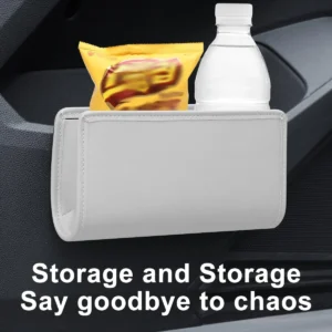 KHGUZ Car Seat Side Storage Pocket: Premium EV Organizer view 4