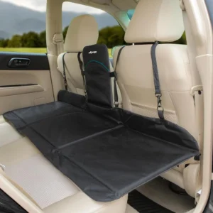 Kurgo Rover Backseat Bridge Dog Car Extender, Seat Bridge for Dogs, Padded Pet Car Barrier, Reversible, Water Resistant, Universal Fit, Up to 75 lbs view 2